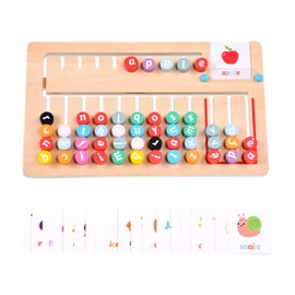 MagiDeal Letter Matching Game Wood Parent Child Interactive Toy Alphabet Matching Cards Montessori Toy for Home Preschool Boys Girls