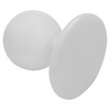 Round Buttons for Chef's Jackets, Pack of 15, White, 19