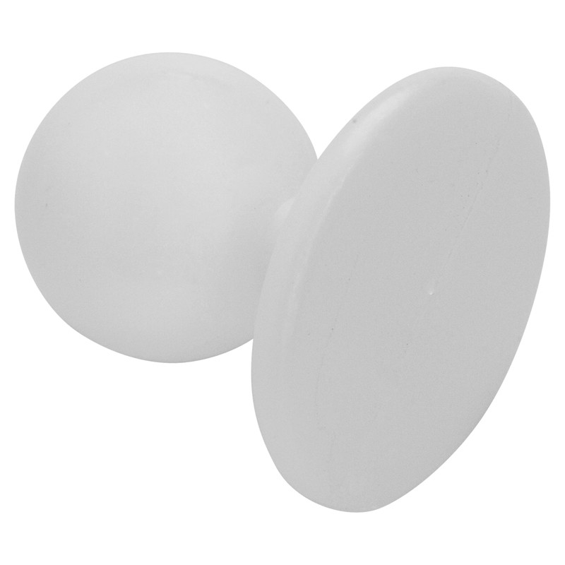 Round Buttons for Chef's Jackets, Pack of 15, White, 19