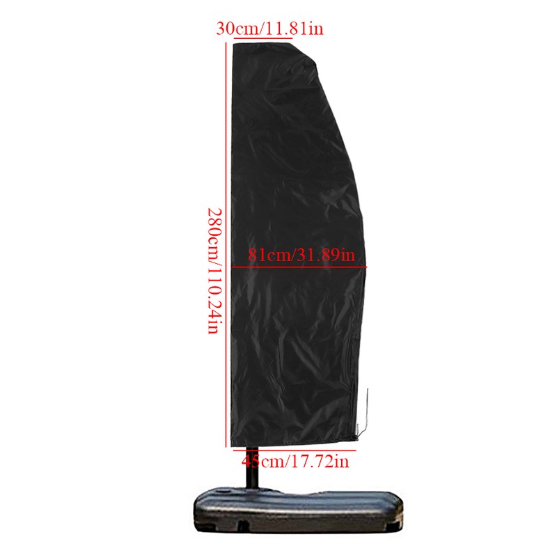 Waterproof Rustproof Umbrella Cover Oxford Cloth for Table （280cm:30*81*45cm）