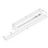 SO-TECH® Towel Rail Extendable Chrome 1-armed 325 mm Towel Holder