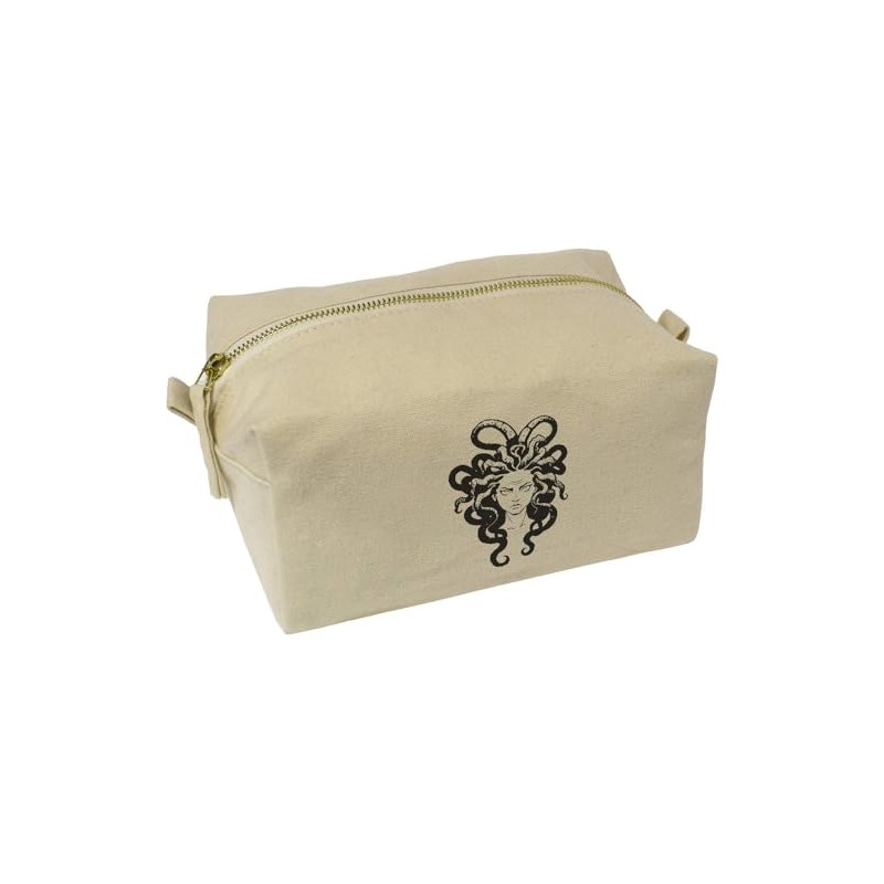 'Medusa Gorgon Face' Canvas Wash Bag/Makeup Case (CS00037294)