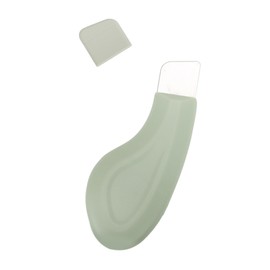 Face Scrubber Skin Spatula/Face Spatula for Cleansing Blackhead Removal.Professional Stainless Steel Facial Blackhead Remover Skin Spatula.Skin Scrubber for Ehead,Facial and Nose.（Green）