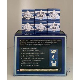 Blue Eagle   Squares (Añil). - 6 squares