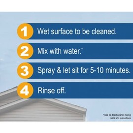 DeckGeneral Gutter Shine - Industrial Strength Cleaner Concentrate for Sparkling Gutters - Nonflammable & Low VOC Solution- Quick & Efficient Solution for DIY Enthusiasts and Experts - 1 Gallon