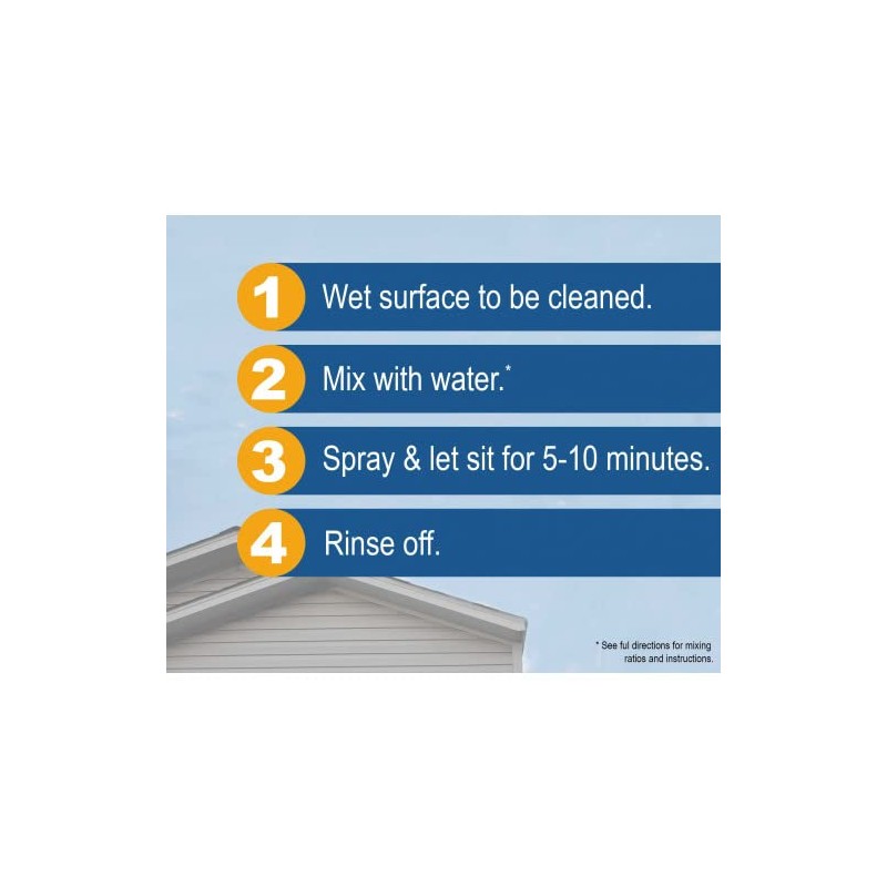 DeckGeneral Gutter Shine - Industrial Strength Cleaner Concentrate for Sparkling