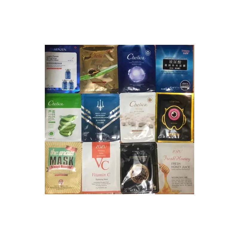 10 Mascarillas Faciales Hidratante Reafirmante Coreanas