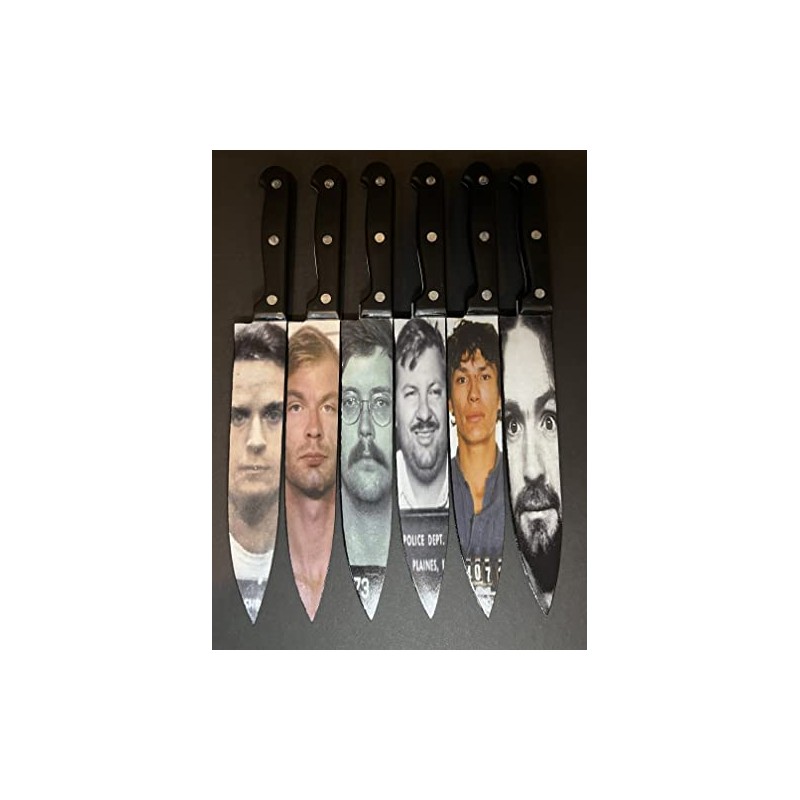 Serial Killer Horror Kitchen 6 Chef Knife Set