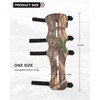 TOPPARCHERY 12인치 소 가죽 팔 보호대, 4개의 조절 가능한 스트랩