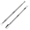 Professional Cuticle Pusher and Cutter Trimmer Remover 2-Piece Manicure Tool