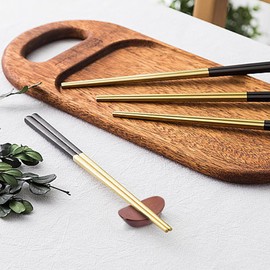 PLIGREAT 10 Pcs Wood Chopsticks Holder, Wooden Chopstick Rest Rack Dinner Spoon Fork Stand for Cutlery Kitchen Tables Decoration