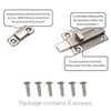 Door Bolts, 2 Pieces Stainless Steel Door Latch Gate Latch