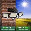 Bingxue Upgrade 208 LED Motion Sensor lam Outdoor Solar Sensor