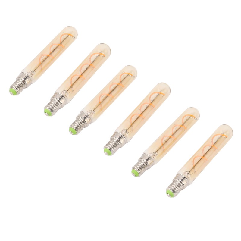 2 PCS E14 LED Light Bulb 3w Golden Tubular Bulb