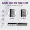 Feewala Combs Set, Classic Hair Comb, Fine and Wide Teeth,