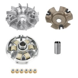 CVT Front Scooter ATV Go Kart Clutch Variator Kits for 125cc/150cc Gy6 152QMI/157QMJ Engine Performance 14 Gram Rollers
