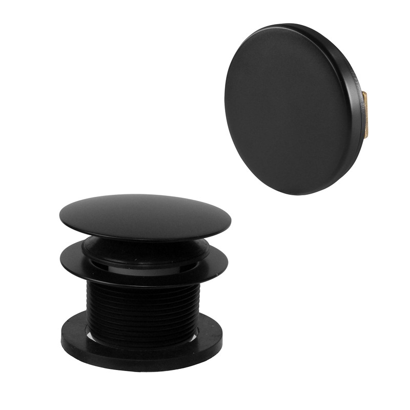 Westbrass Mushroom Tip-Toe Tub Trim Set with Floating Faceplate, Matte