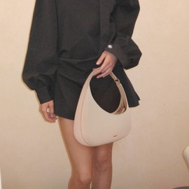 Fuiriver Women's Small Shoulder Bag Going Out Purse Mini Handbag, White