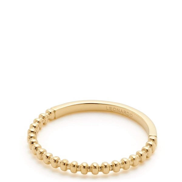 Leonardo Rosina Women's Ring Gold-Plated Stainless Steel, Stainless Steel, No