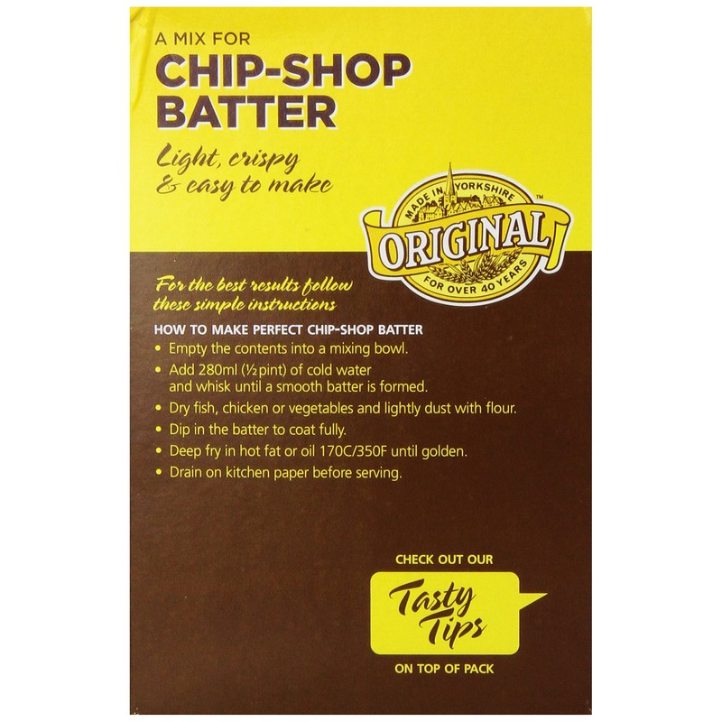 Goldenfry Chip Shop Batter Mix, 5.95-Ounce (Pack of 6)