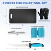 Mossy Oak Fish Fillet Knife Set, 5 PCS Fish Cleaning