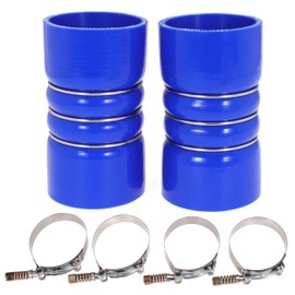 3 Inch Silicone Charge Air Cooler Hump Hose Boot Set 3" X 6" with T Bolt Clamp Blue (Hose-3060-BU)