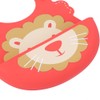 Baby Bib Washable Waterproof Superbib Reusable Infant Cartoon Feeding TowelRed