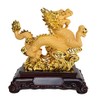 Feng Shui Import Golden Chinese Dragon Statue