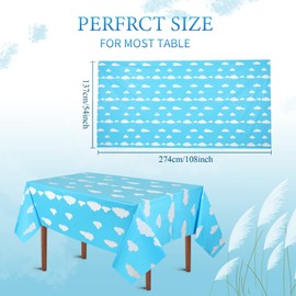 Hosuly 12 Pcs Story Tablecloth Table Cover Story Birthday Party Decorations Boy Baby Shower Decorations Toy Inspired Party Supplies, 54 x 108 Inch (Bright Style)