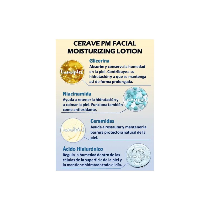 Cerave Am Fps 30 + Pm Hidratante Facial Día +
