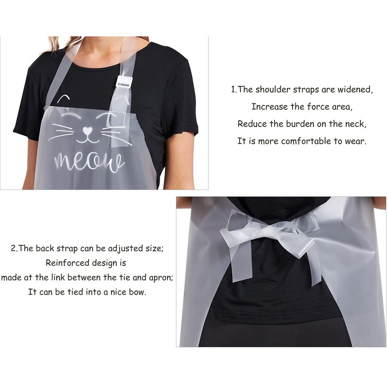 Nanxson CF3148 Unisex Apron TPU Odourless Environmentally Friendly Waterproof Adjustable