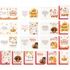 Thanksgiving Cards with Envelopes, 18 Pack – 9 Assorted Designs,
