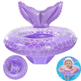 Baby Swimming Float, Inflatable baby float with Safety Seat, Baby Swimming Ring for Babies 3-36 Months Toddlers Infant Training Summer Baby Bath Float