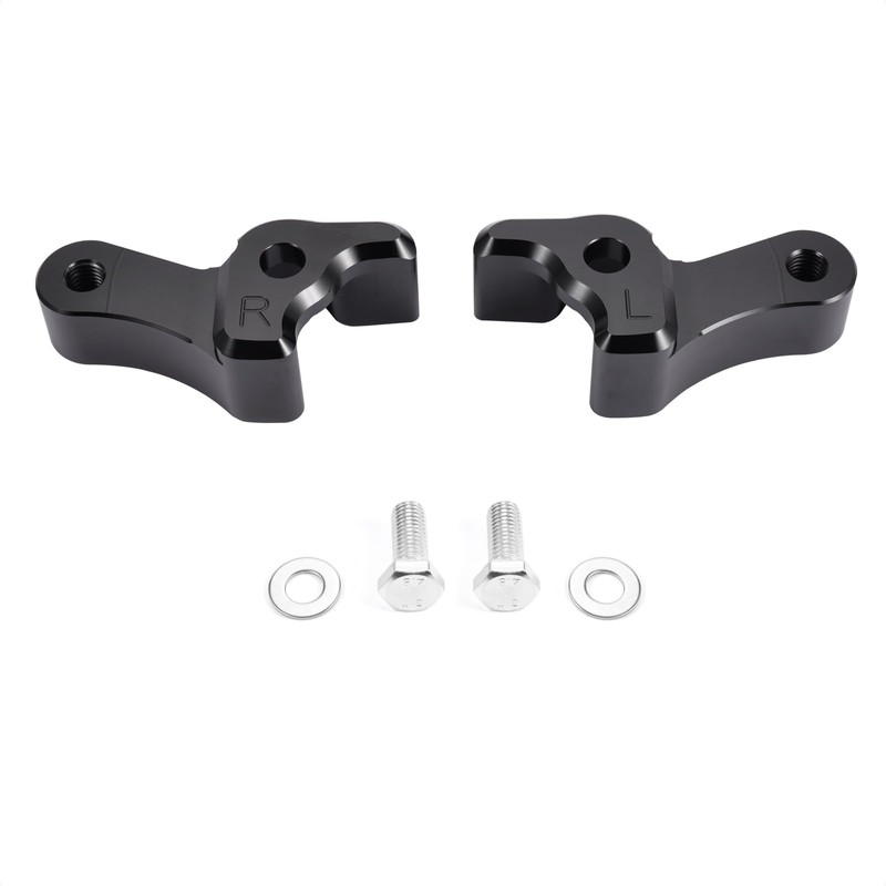 Bravema 1 Inch Lowering Link Blocks Motorcycle Black Rear Lowering