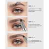Erinde Lápiz de Cejas Líquido con Efecto Microblading,02 Brown Fórmula