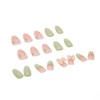 24pcs Cute Nail Stickers Nail Tips Butterfly Decoration French Nail