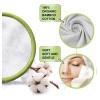 20pcs Pads Discos Desmaquillantes Reutilizables Fibra Bambu
