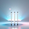 3 Silver Stylus Pens, Universal Fine Point Pencil for Cell