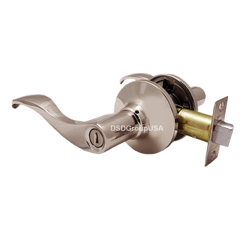 Prelude Privacy by Constructor Lever Door Lock Set Handle Satin