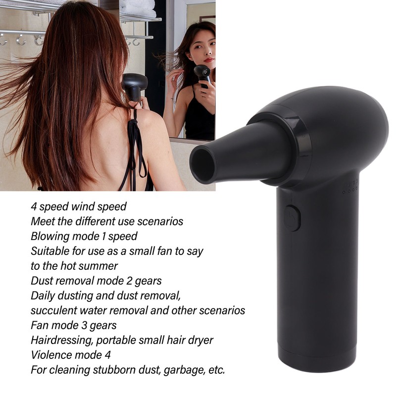 130000RPM Mini Charge Electric Air Duster USB Computer Dust Blower