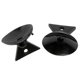 Zangc -GU10 Light Bulb Suction Cup Inverted Triangular Suction Cup Lights Remove (Black) -3PCS