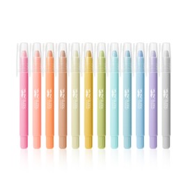 Mr. Pen- Gel Highlighters, 12 Pack, Assorted Colors (Pastel, Morandi & Vintage), Bible Highlighters for Bibles That Do Not Bleed