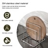 Cutting Board Holder Stainless Steel Wire Chopping Board Stand Cutting