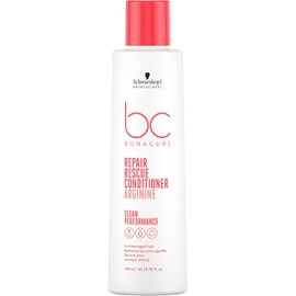 BONACURE - Repair Rescue Acondicionador Arginina 200 ml, para Cabello Dañado, Acondicionador Hidratante, Mejora Peinabilidad, Sensación de Ligereza, con Queratina Vegana, Brillo Luminoso