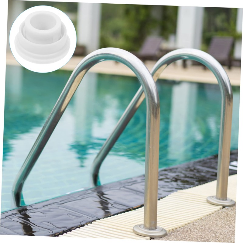 BESPORTBLE 2pcs Pool Ladder Rubber Stopper Bumper Caps Replacement Accessories