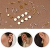 Toaob 500 pieces of earrings DIY gold and silver tone