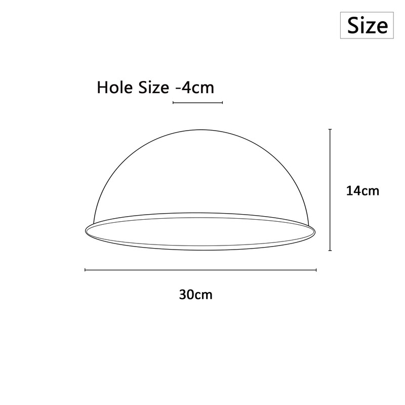 LEDSone Industrial Ceiling Pendant Light Shades, Retro Vintage Style Dome