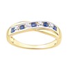 Old English Jewellers 9ct Yellow Gold on Silver Sapphire &