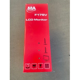 New Old Stock 17" LCD Desktop Computer Monitor VGA Retro Square 4:3 w/ Speakers