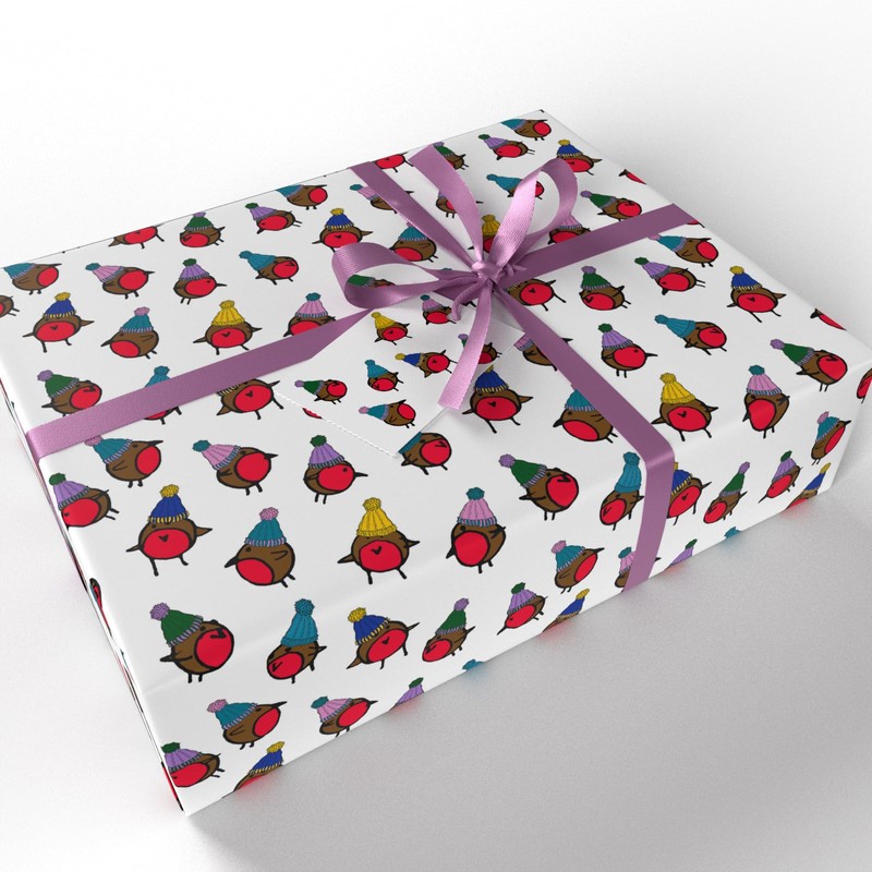Luxury ECO Xmas Gift Wrap - 6 sheets/tags - Christmas